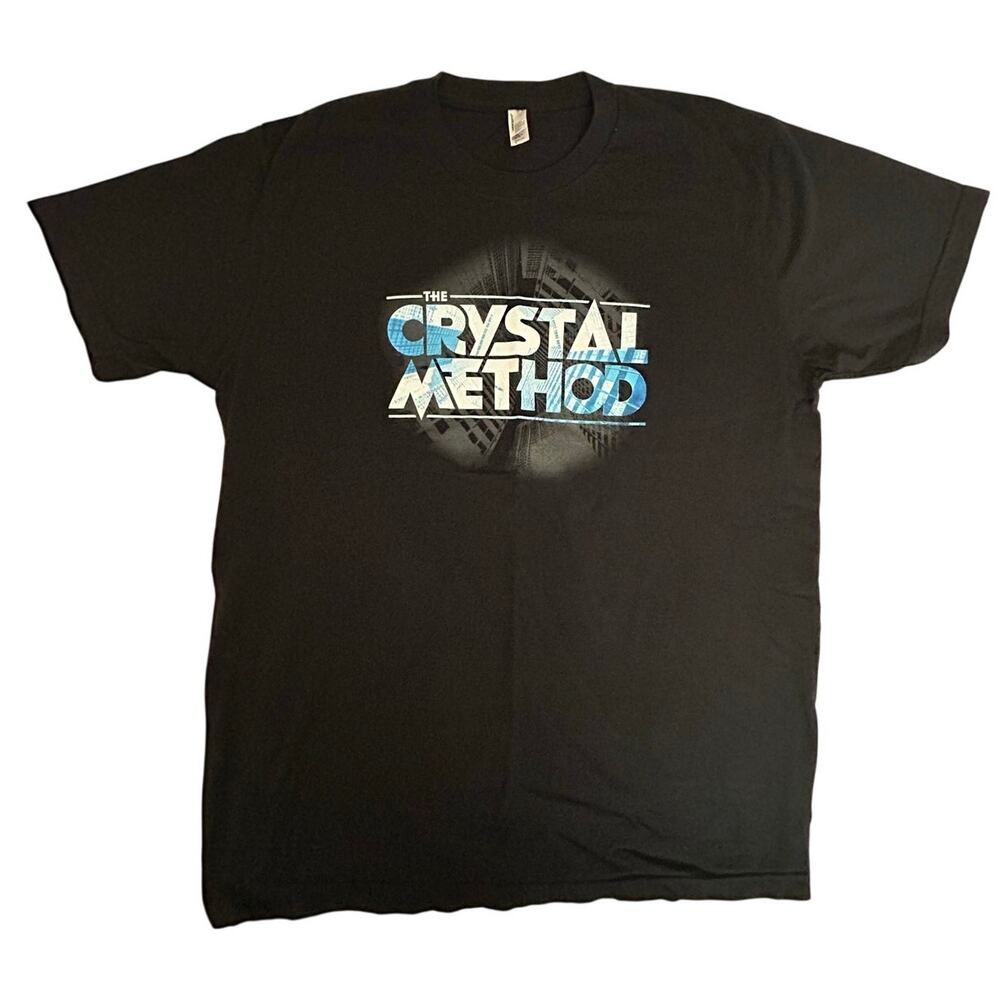 The Crystal Method 2014 Album Promo Tee Black (American Apparel) Sz Mens Large